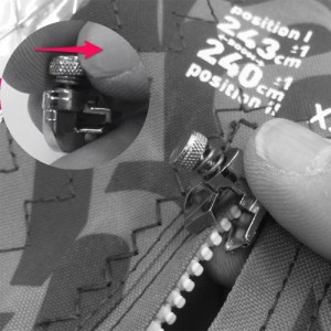 North Cam Zipper Slider